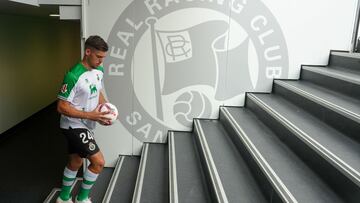 Javi Montero, del Racing.