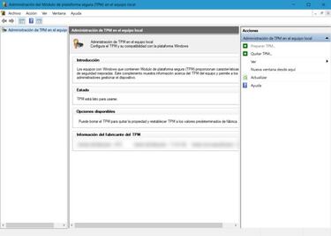 TPM: qué es el Trusted Platform Module y cómo saber si mi PC lo tiene para instalar Windows 11