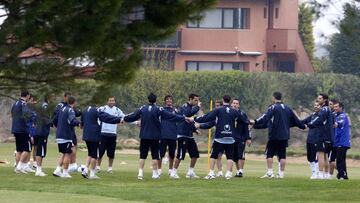 La plantilla, en 2009.