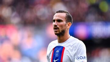 Fabian RUIZ of Paris Saint Germain (PSG) during the French Ligue 1 Uber Eats soccer match between Paris Saint Germain and Brest at Parc des Princes on September 10, 2022 in Paris, France. (Photo by Baptiste Fernandez/Icon Sport via Getty Images)