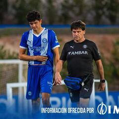 Hugo Novoa tiene una luxación de hombro y podría estar fuera un mes