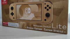 Así es la preciosa Nintendo Switch de Zelda, una de las consolas más especiales que se han visto nunca