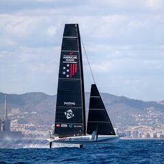 American Magic se estrena en el campo de regatas de Barcelona