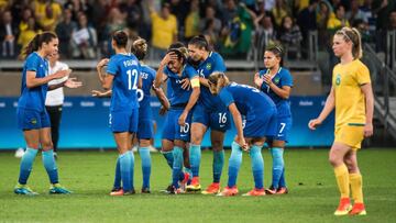 Brasil, a semis en el fútbol femenino con drama y penaltis