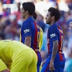 El tridente del Barcelona alcanza los 100 goles por tercer año consecutivo