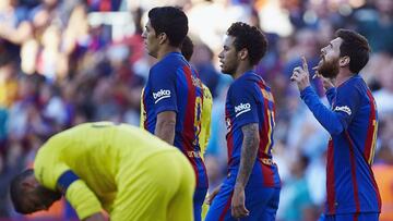 Luis Suárez, Neymar y Messi.