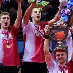 Denmark beat Indonesia to claim first Thomas Cup