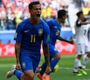 Brasil vence con drama a una valiente Costa Rica
