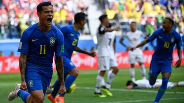 Brasil gana en la agonía