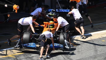 Lando Norris (McLaren MCL35). F1 2020.