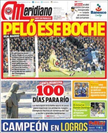 Portadas de la prensa mundial