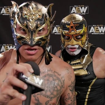 Penta y Fénix en su estancia con AEW.