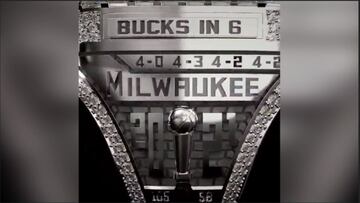 Así son los anillos del campeonato de la NBA de los Bucks