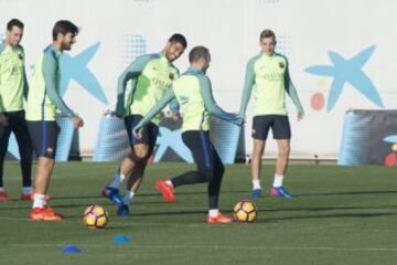 Iniesta y Luis Suárez