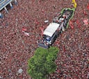 "Fue una locura ver a un millón de hinchas de Flamengo"