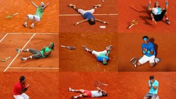 Rafa Nadal's perfect 10 at Roland Garros