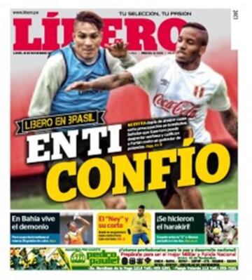 Portadas de la prensa mundial