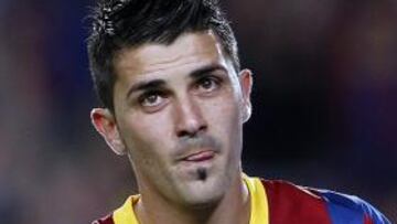 SIN CELEBRACIÓN. Villa no celebró su gol ante el Sporting