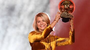 Ada Hegerberg, actual y primera mujer en ganar un Bal&oacute;n de Oro. 