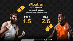 Real Madrid vs. Valencia Basket: horario, dónde ver, pronósticos y estadísticas