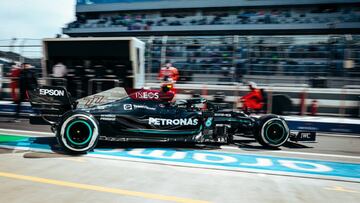 Valtteri Bottas (Mercedes W12). Sochi, Rusia. F1 2021.