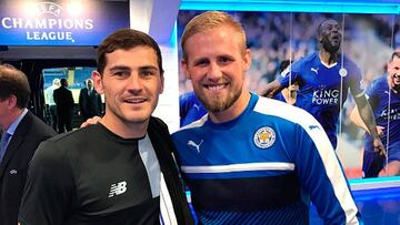 Schmeichel thrilled to meet Casillas