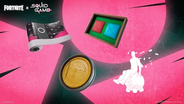 fortnite recarga el juego del calamar accesorios objetos cosmeticos