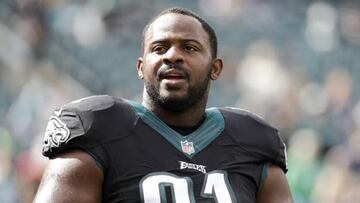 Fletcher Cox, el jugador defensivo de los Philadelphia Eagles de la NFL