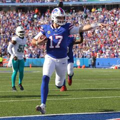 Josh Allen y los Buffalo Bills le quitan el invicto a los Miami Dolphins