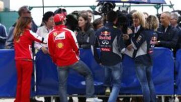 La lluvia está siendo protagonista en Silverstone.