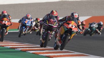 Triplete en Moto3 con Artigas, García y Masiá