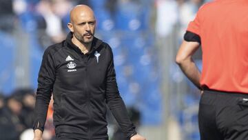 Miguel Cardoso, durante el partido contra el Getafe.