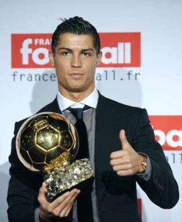 Todos los Balones de Oro de Cristiano Ronaldo