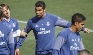 Cristiano y Modric.