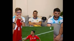 Así vivieron Los Displicentes la clasificación de la Roja a semis