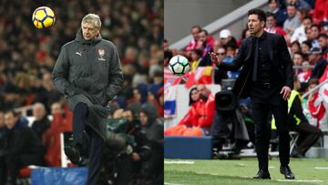 Wenger en el Arsenal, la era más duradera de etapa; Simeone en el Atlético, la tercera.
