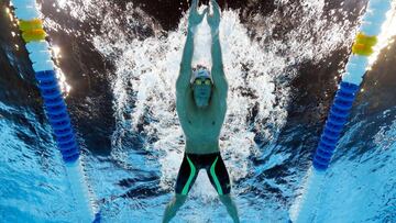 Favorito otra vez. Phelps llega con la segunda mejor marca al 200 estilos y al 100 mariposa.