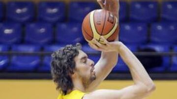 <strong>ANSIOSO.</strong> Gasol tiene ganas de volver a jugar tras haberse pasado lesionado toda la preparación.