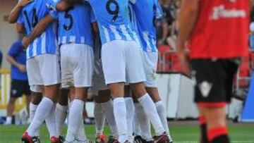 El Málaga conquista Son Moix con un gol de rebote