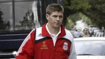 <b>VIENE A MADRID. </b>Gerrard sí estará mañana en el Bernabéu.