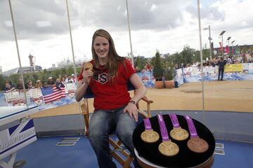 La reina de la piscina fue Missy Franklin, que logró cuatro oros y un bronce.