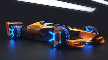 McLaren muestra su llamativo concepto para la F1 en 2050