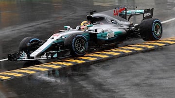 Lewis Hamilton, en Monza. 