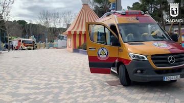 El derrumbe de un techo del Parque de Atracciones de Madrid deja m¨¢s de diez heridos