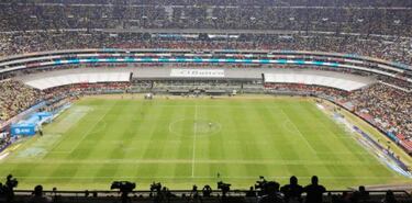 La cancha del Azteca aún sufre los estragos de la NFL