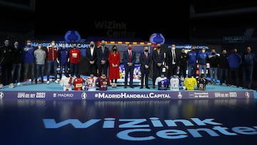 Imagen del sorteo de la Copa del Rey de Balonmano en el WiZink Center de Madrid.
 
 
 
 