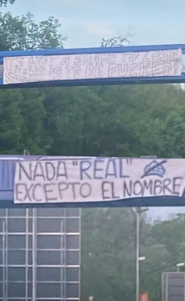 Carteles ofensivos en Belgrado para recibir al Madrid