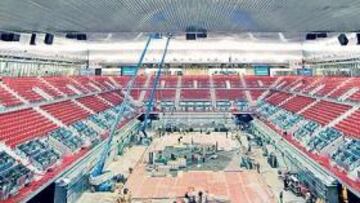 <b>ESPECTACULAR. </b>La Caja Mágica es un recinto espectacular para acoger la Liga Europea.