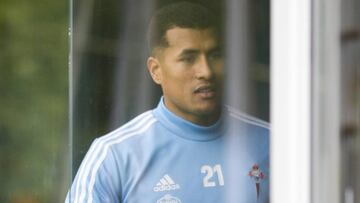 Jeison Murillo, en las instalaciones de A Madroa.