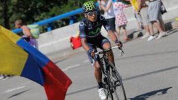 El ciclista colombiano Nairo Quintana